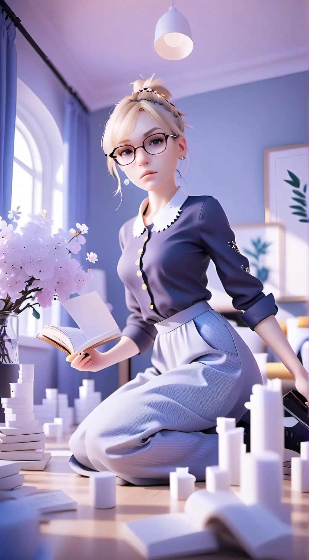 ai character: ela background