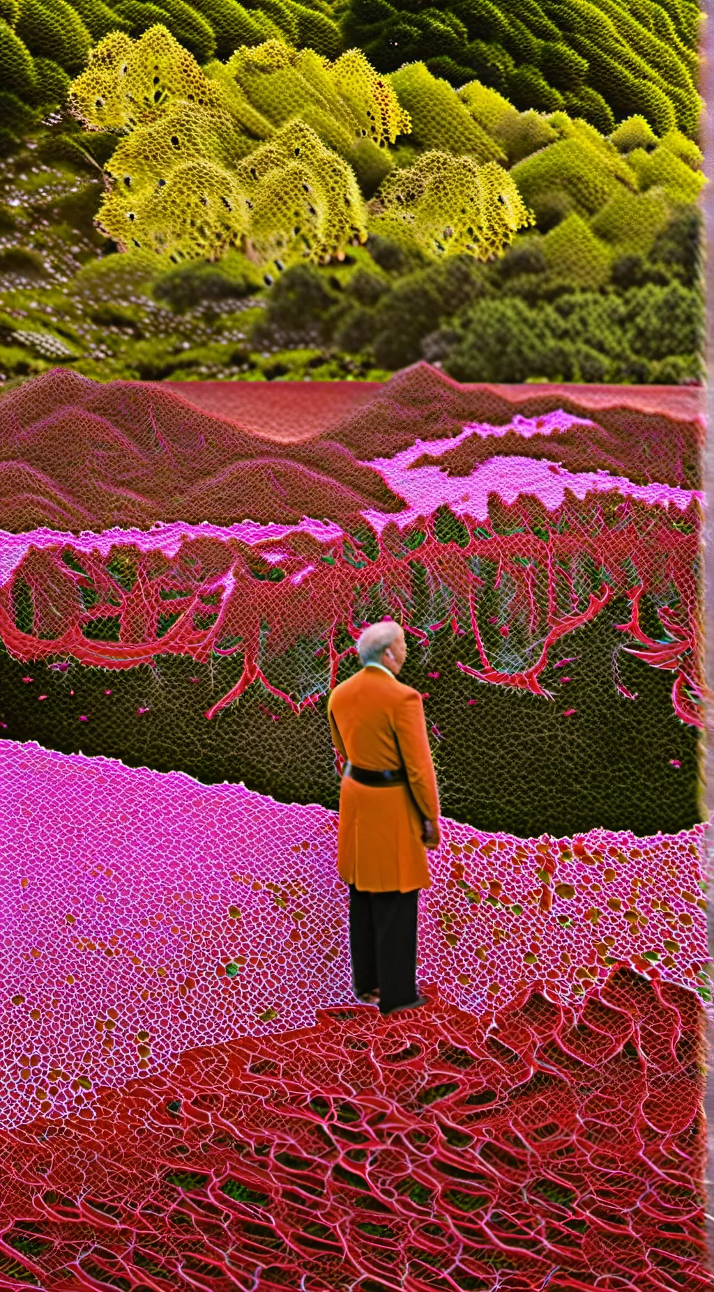 ai character: a unknown land background