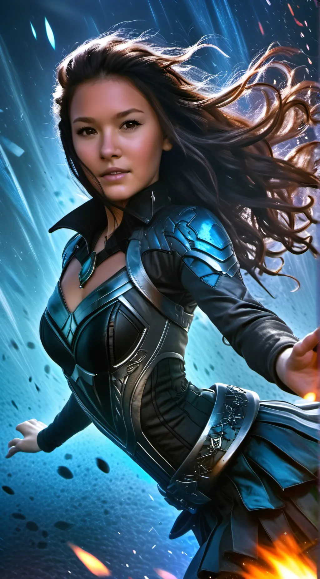 ai character: Haylee Shustak  background