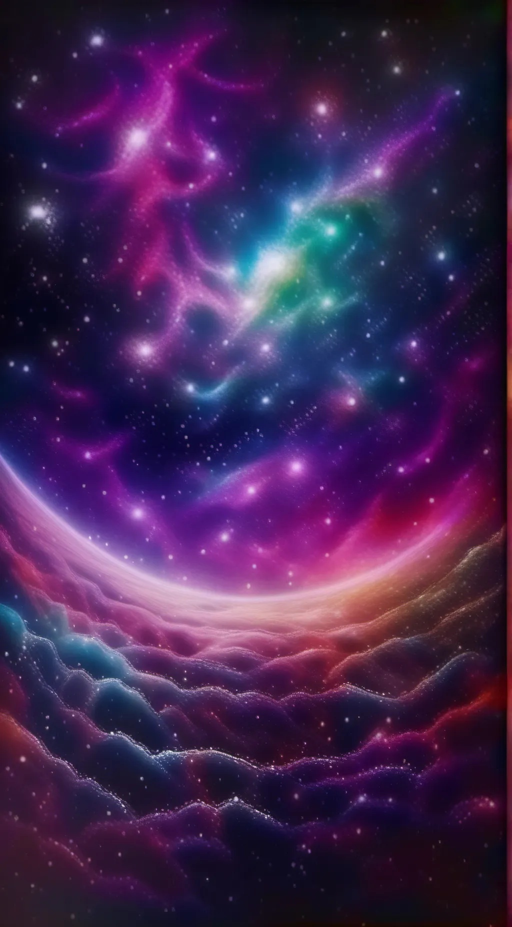 ai character: Galaxy background