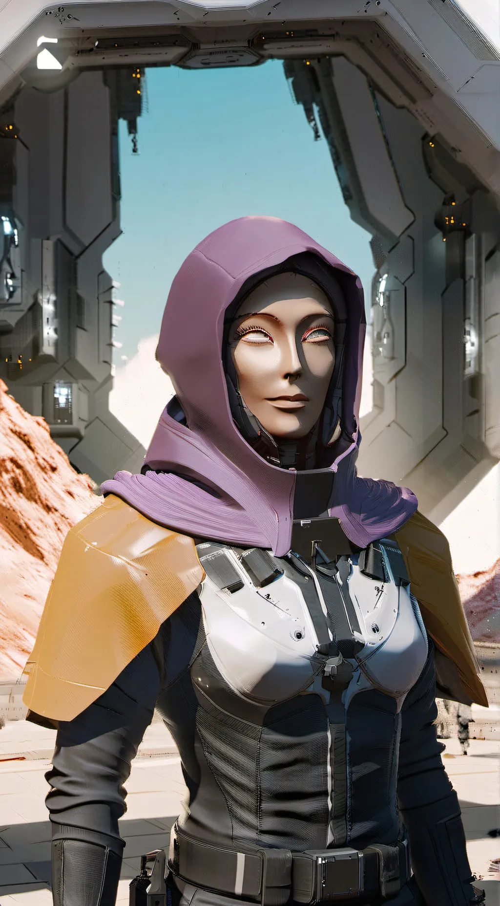 ai character: Tali'Zorah  background