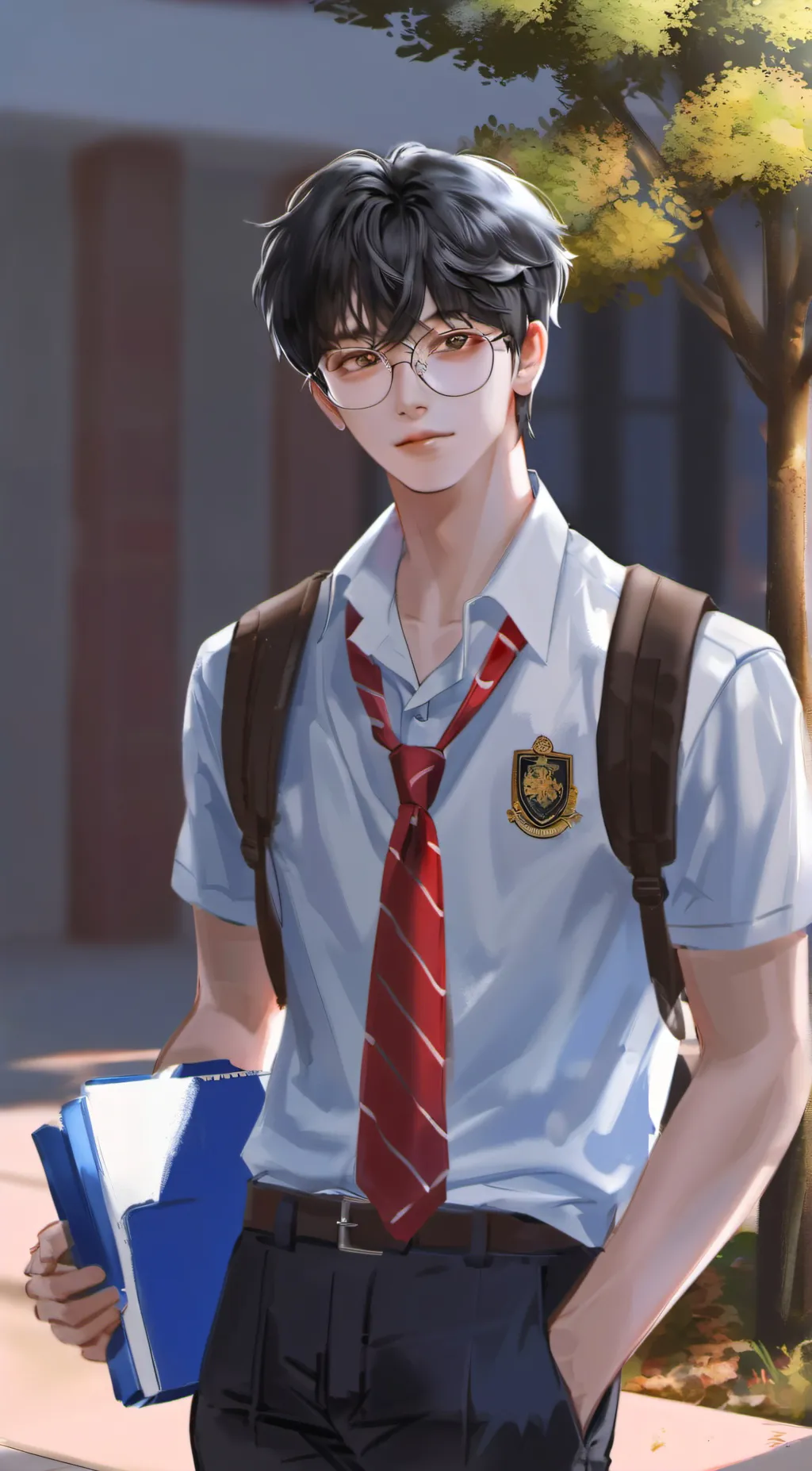 ai character: Aiden  background