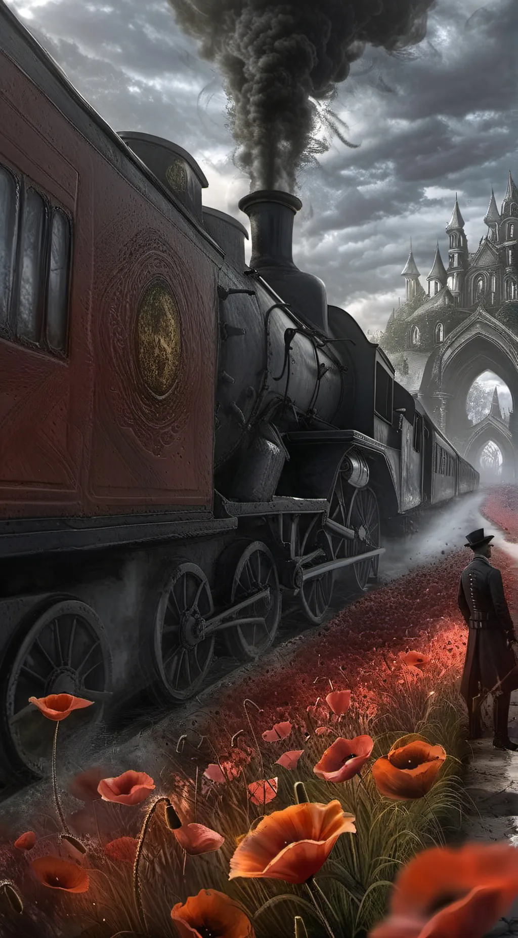 ai character: train  background