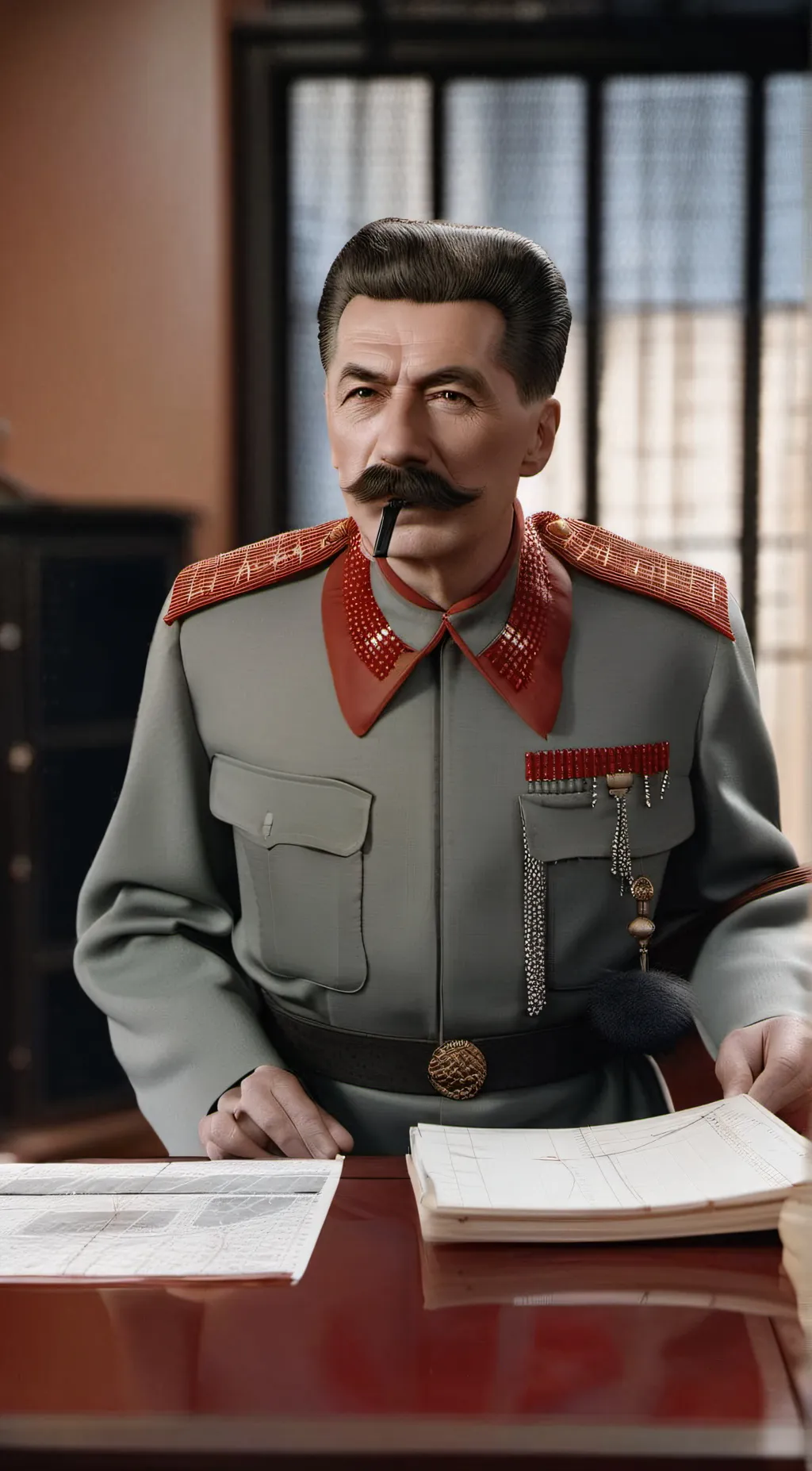 ai character: Joseph Stalin background