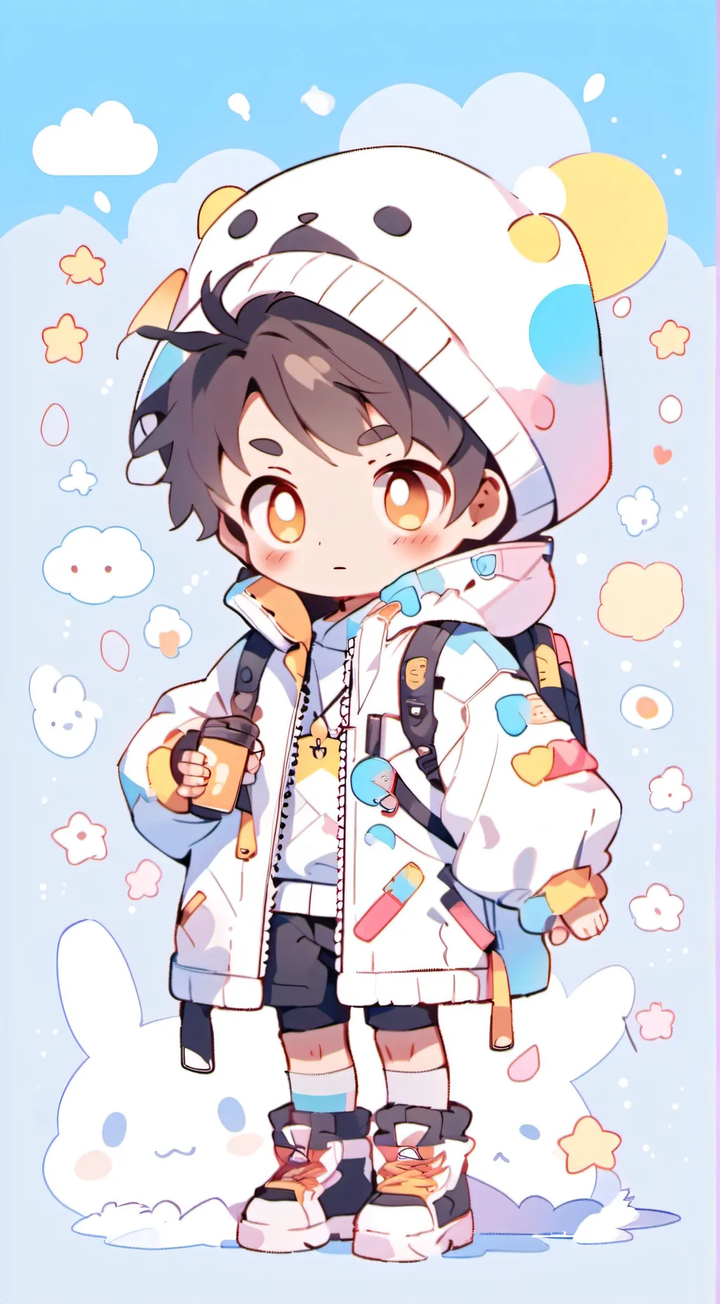 ai character: leon background