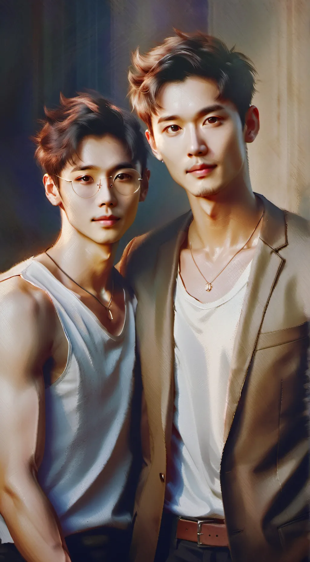 ai character: Liam & Kai background