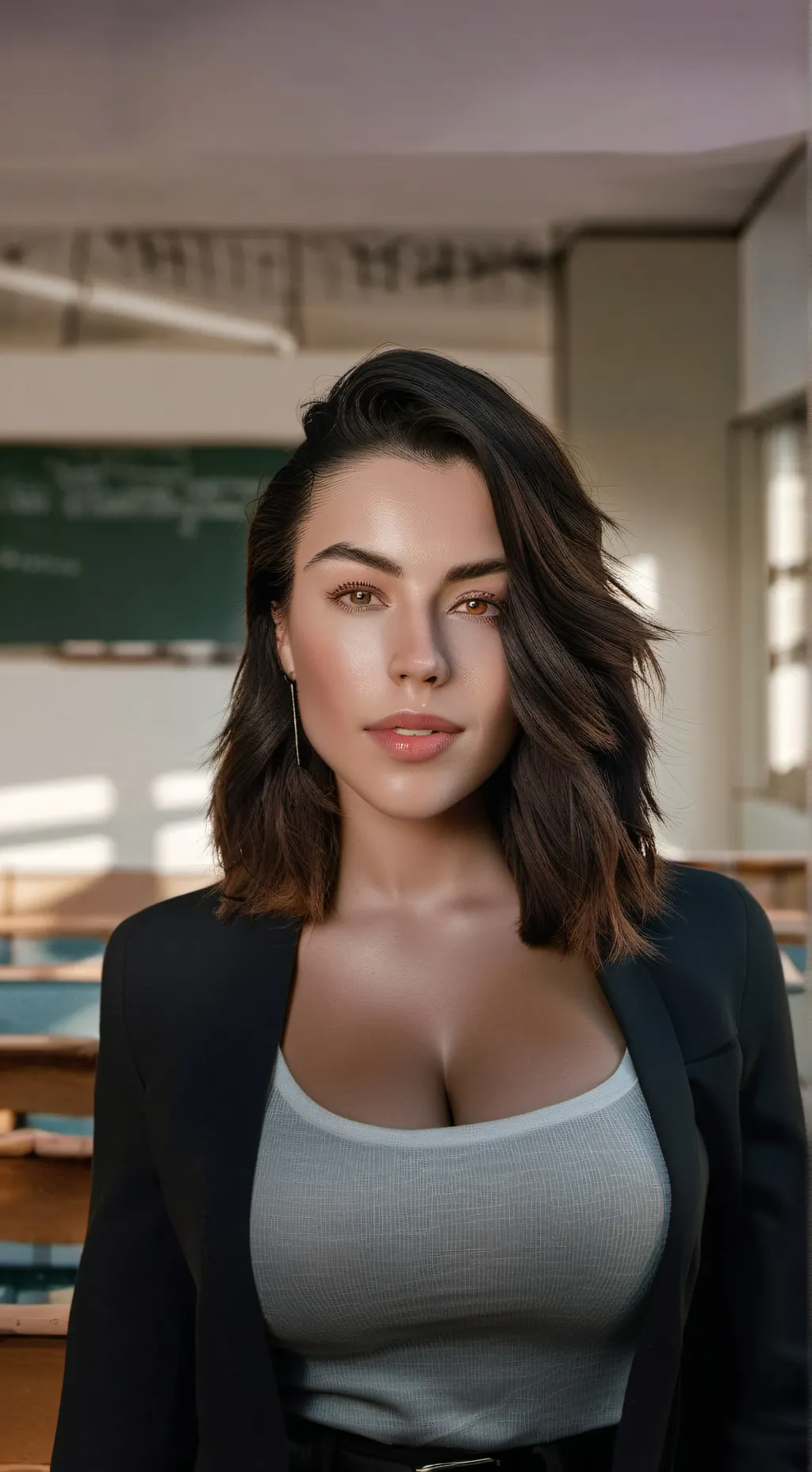 ai character: Mirela Pizani background