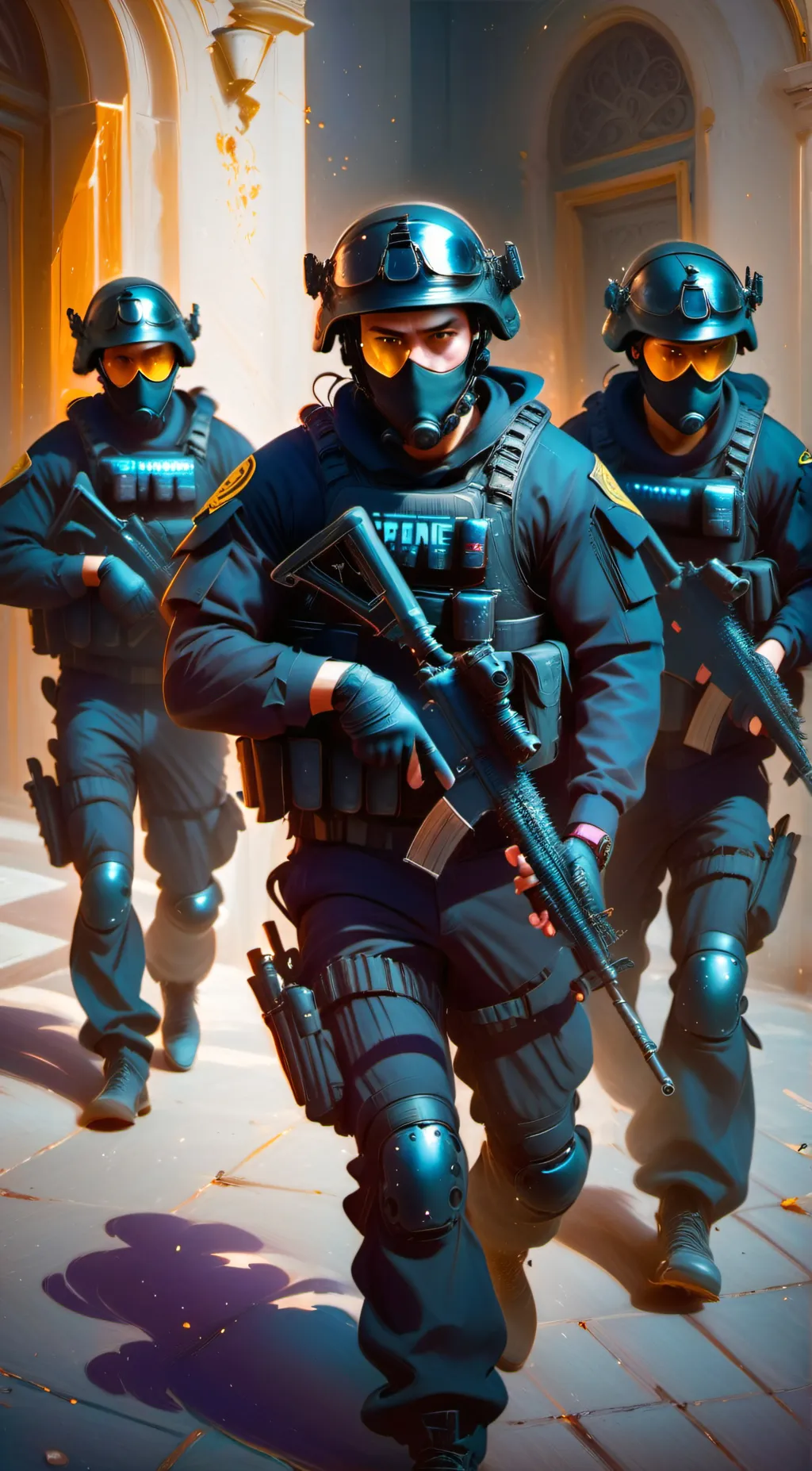 ai character: mobile task force background