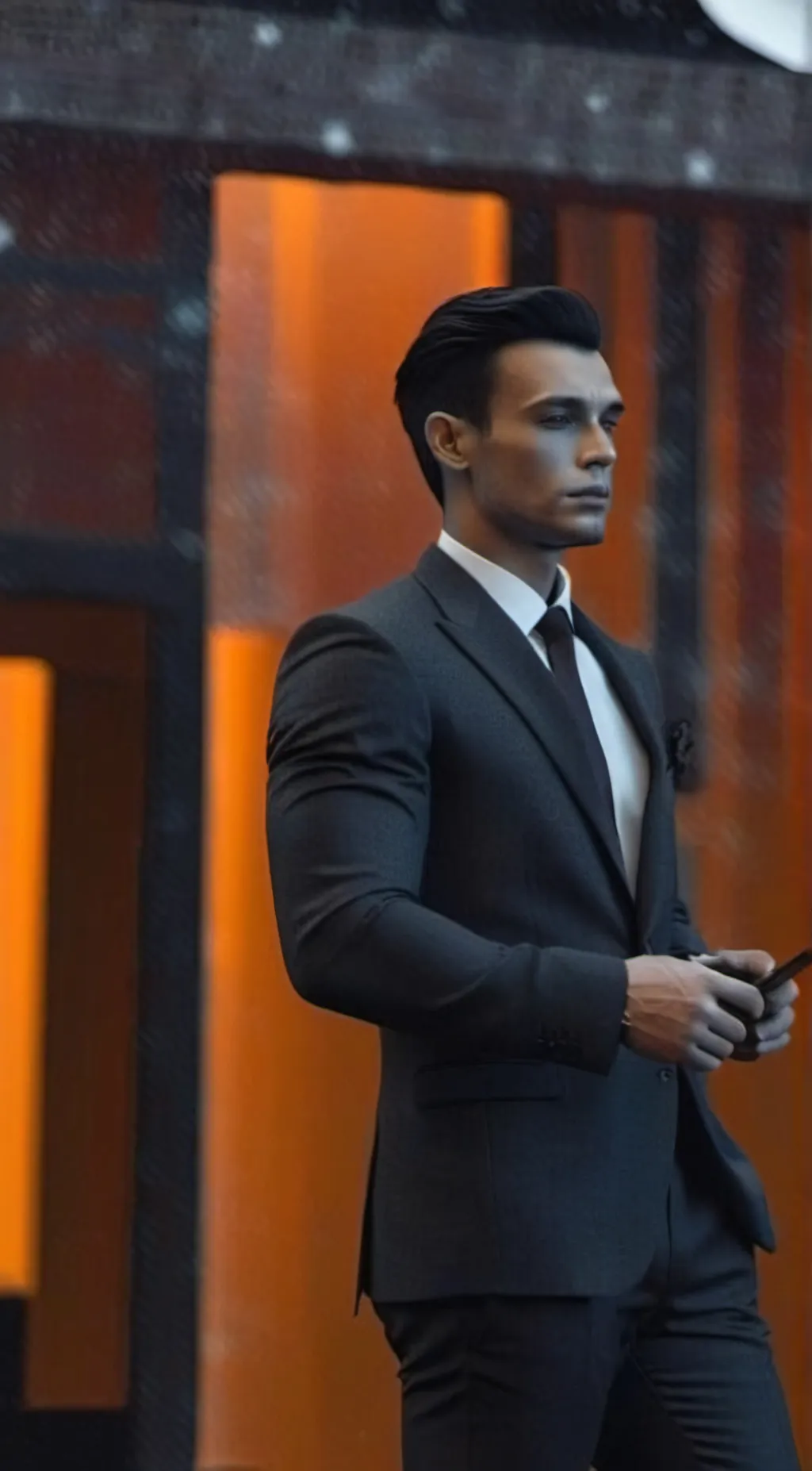 ai character: Walter Deville  background