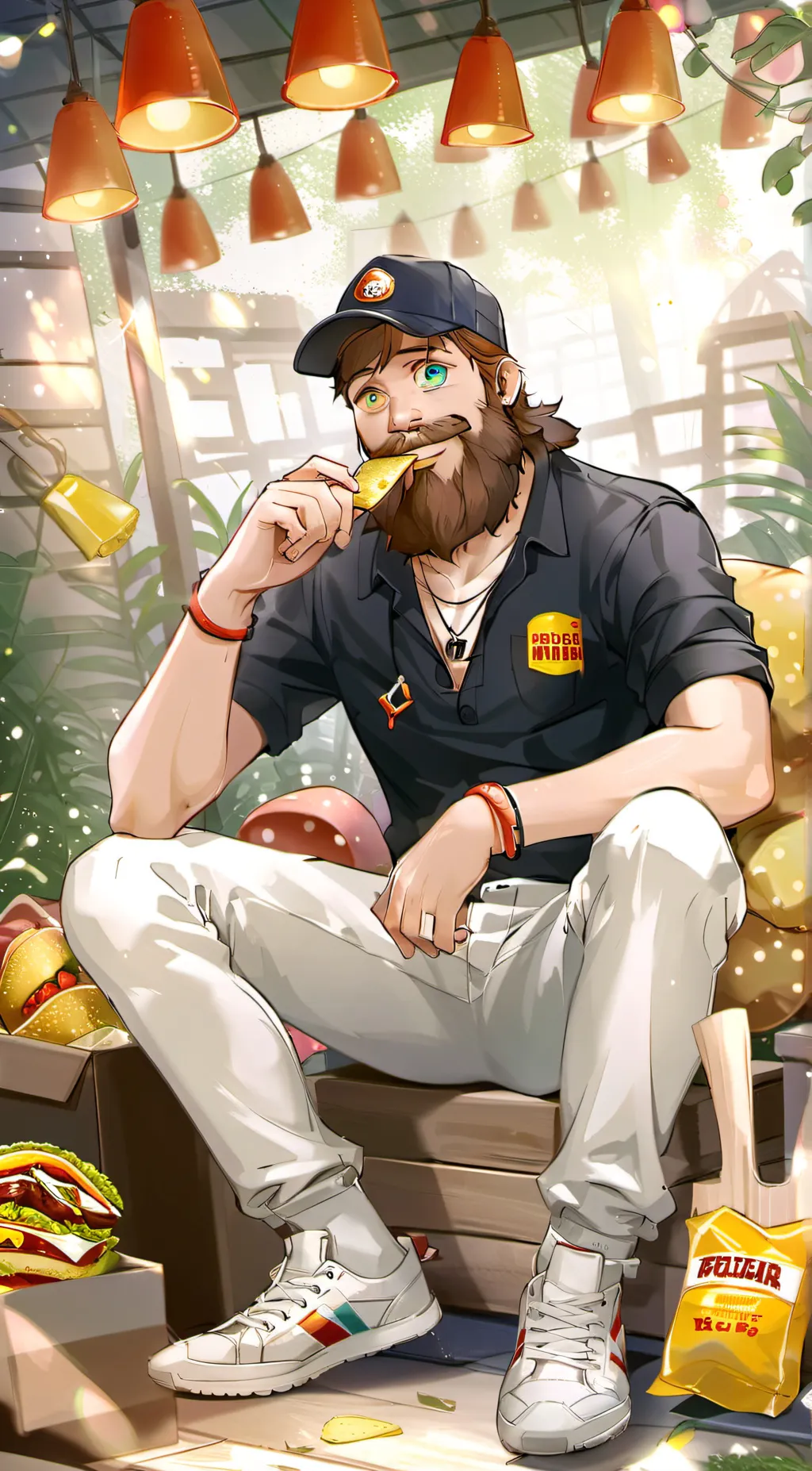 ai character: Crazy Dave background