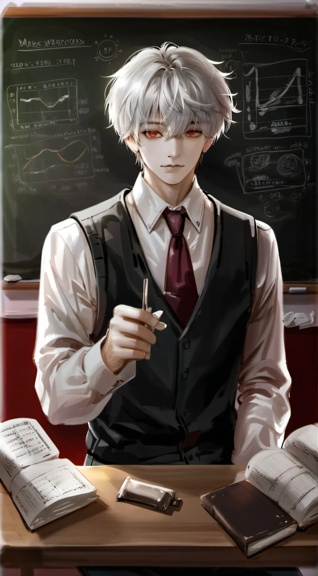 ai character: Rhed background