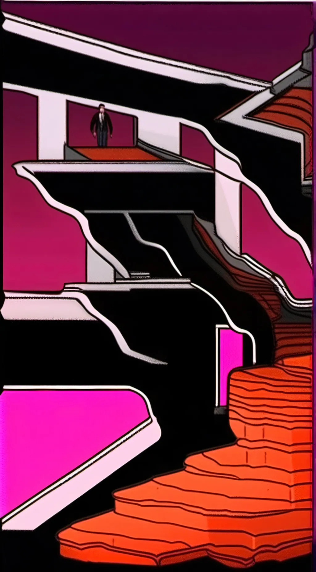 ai character: Lucifer Hazbin background