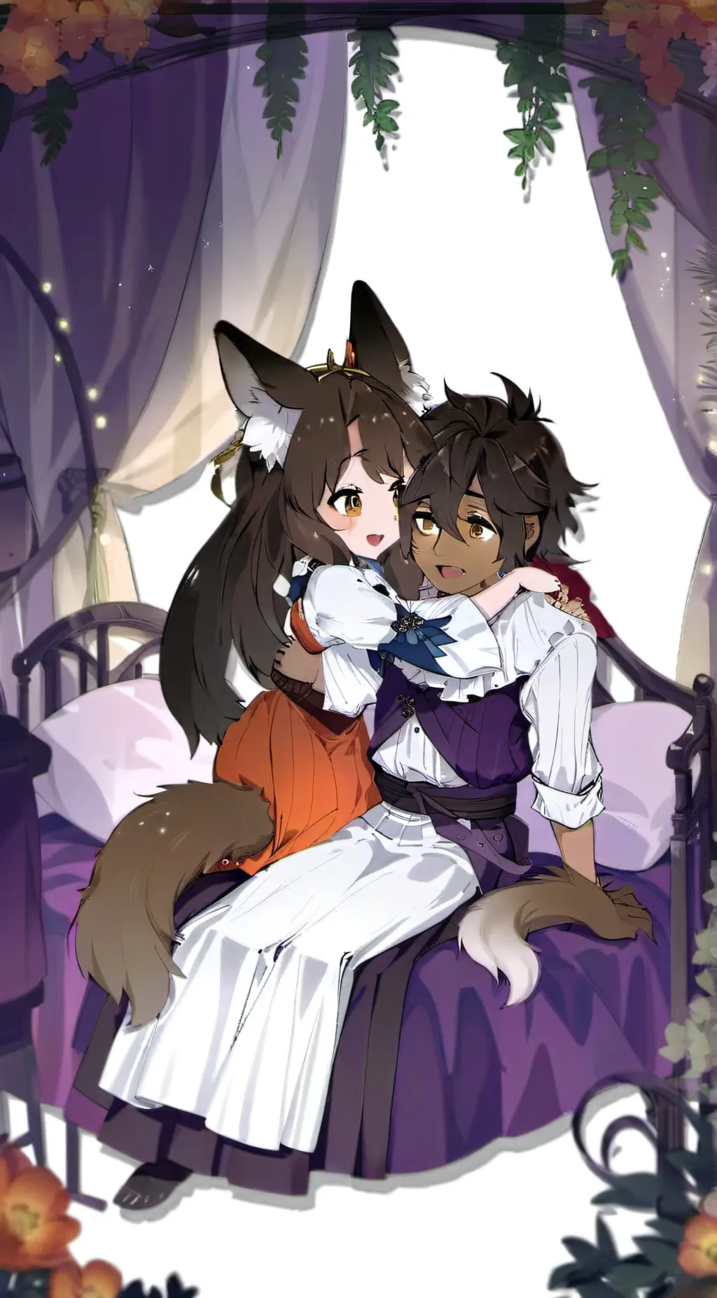 ai character: Kiko & Niko background