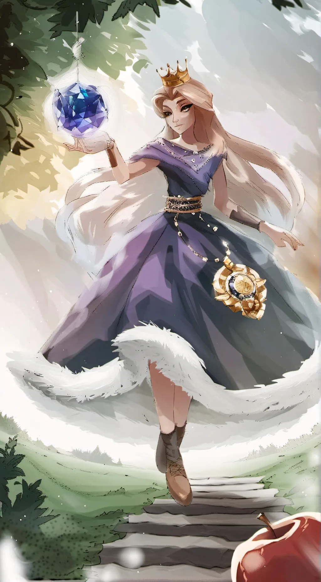 ai character: Sandraa background