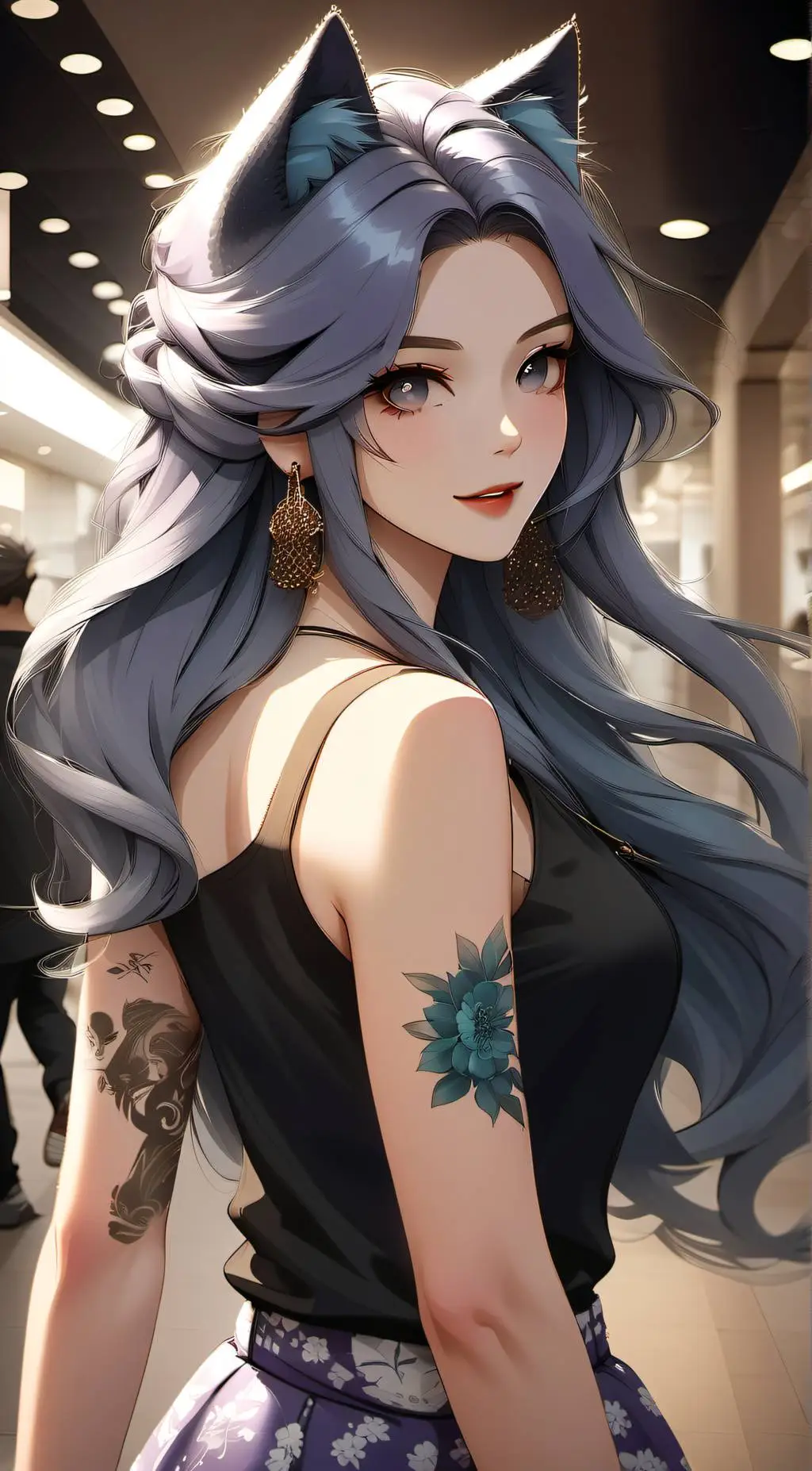 ai character: Scarlet background