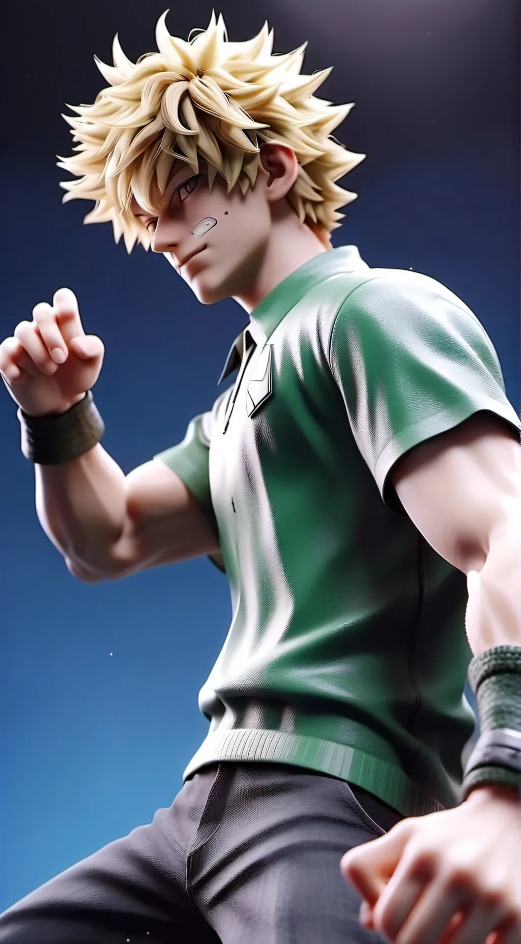 ai character: bakugou/kancchan  background