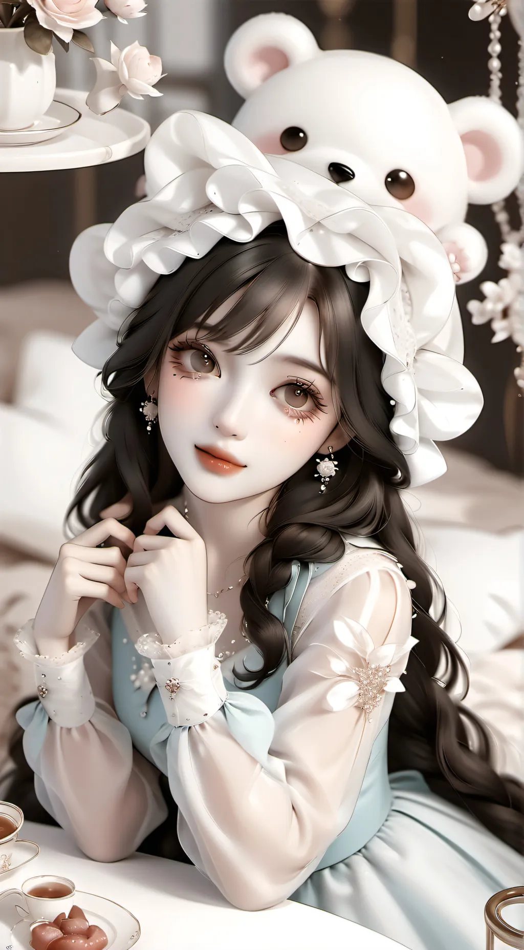 ai character: •Kas• background