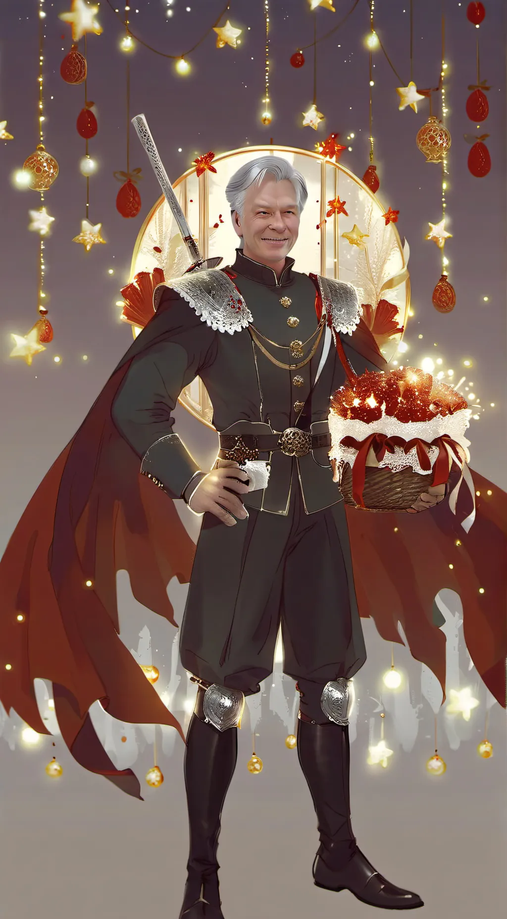 ai character: David Sayer  background