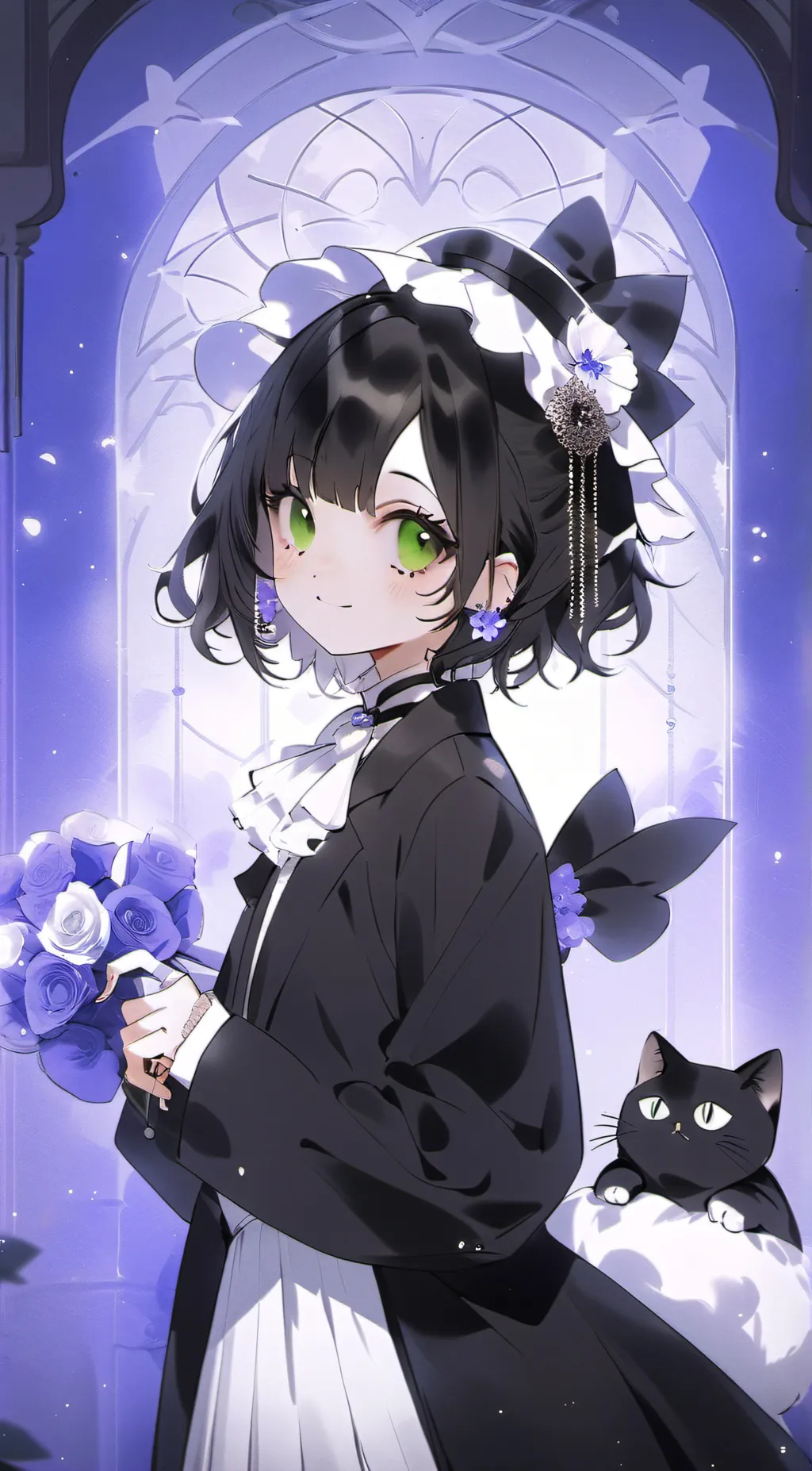 ai character: Luna background