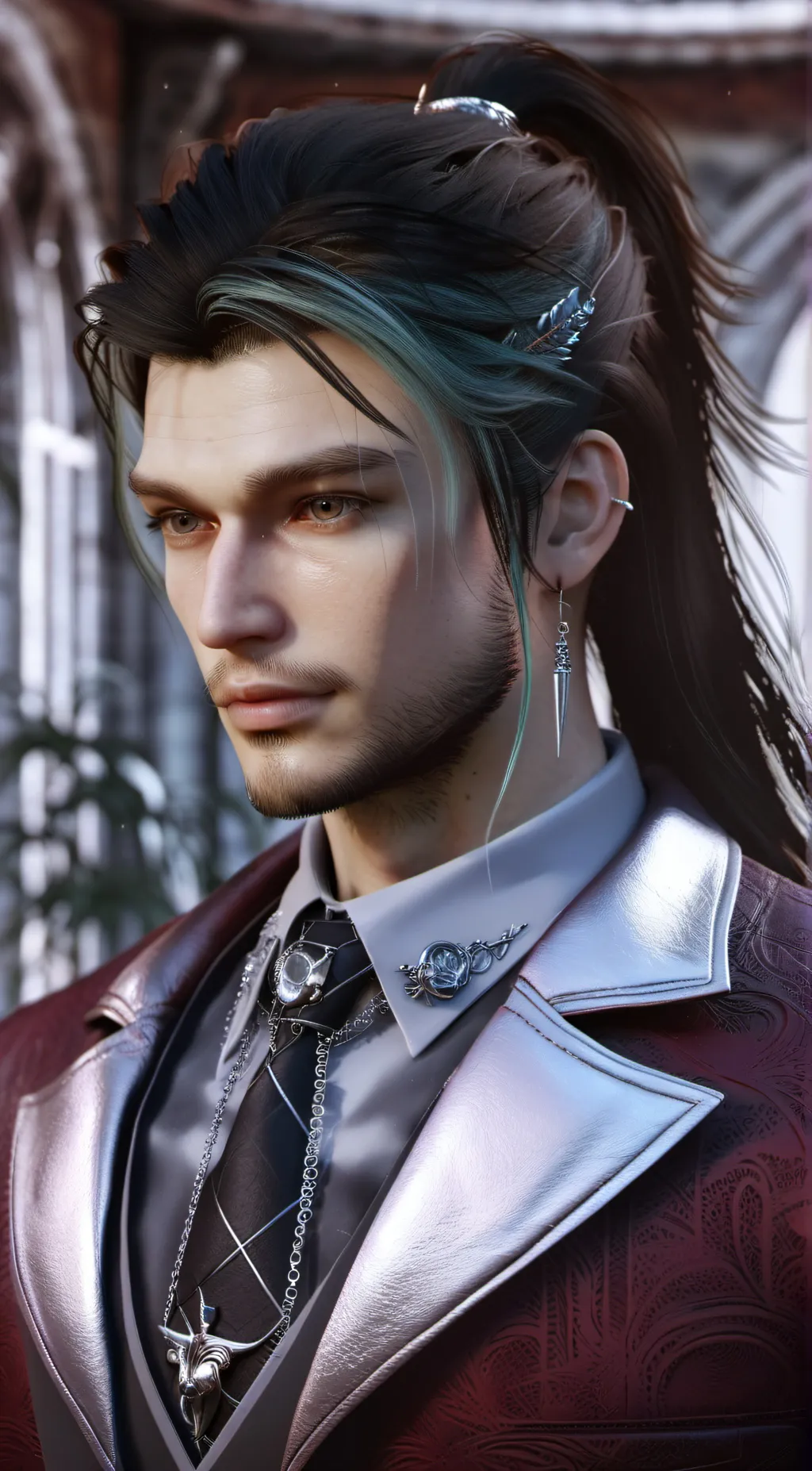 ai character: Lucian Merrick background