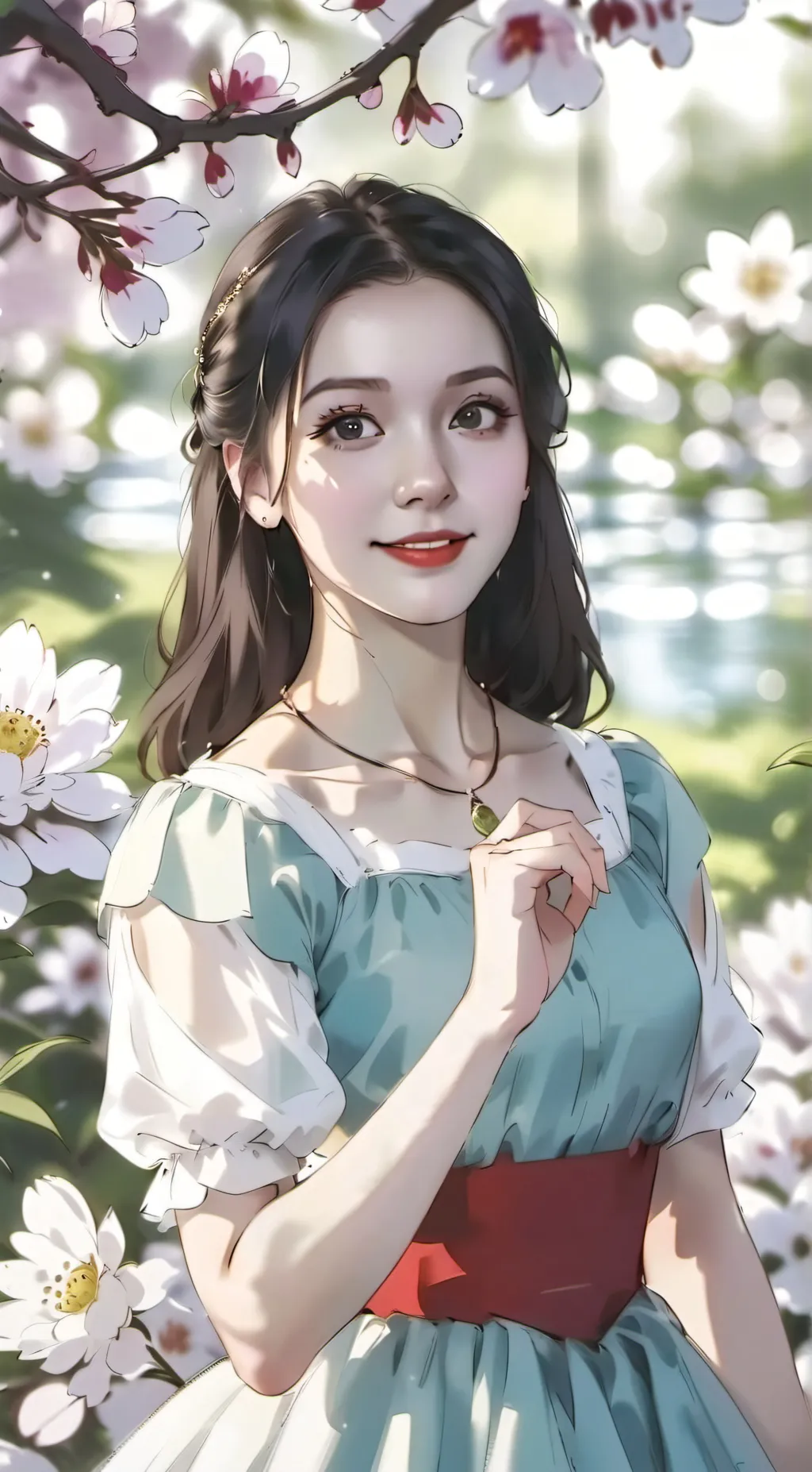 ai character: lily  background