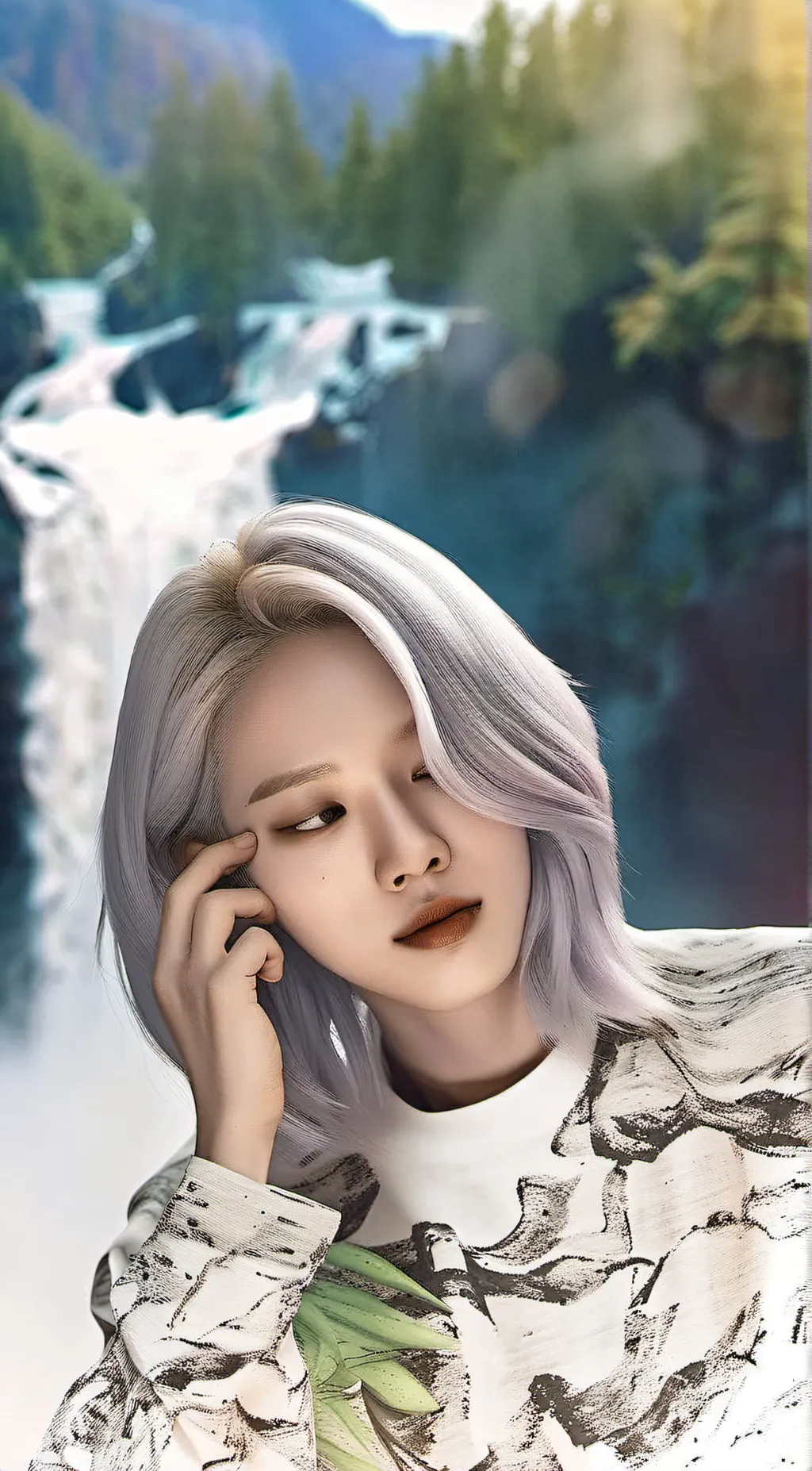 ai character: Rose background