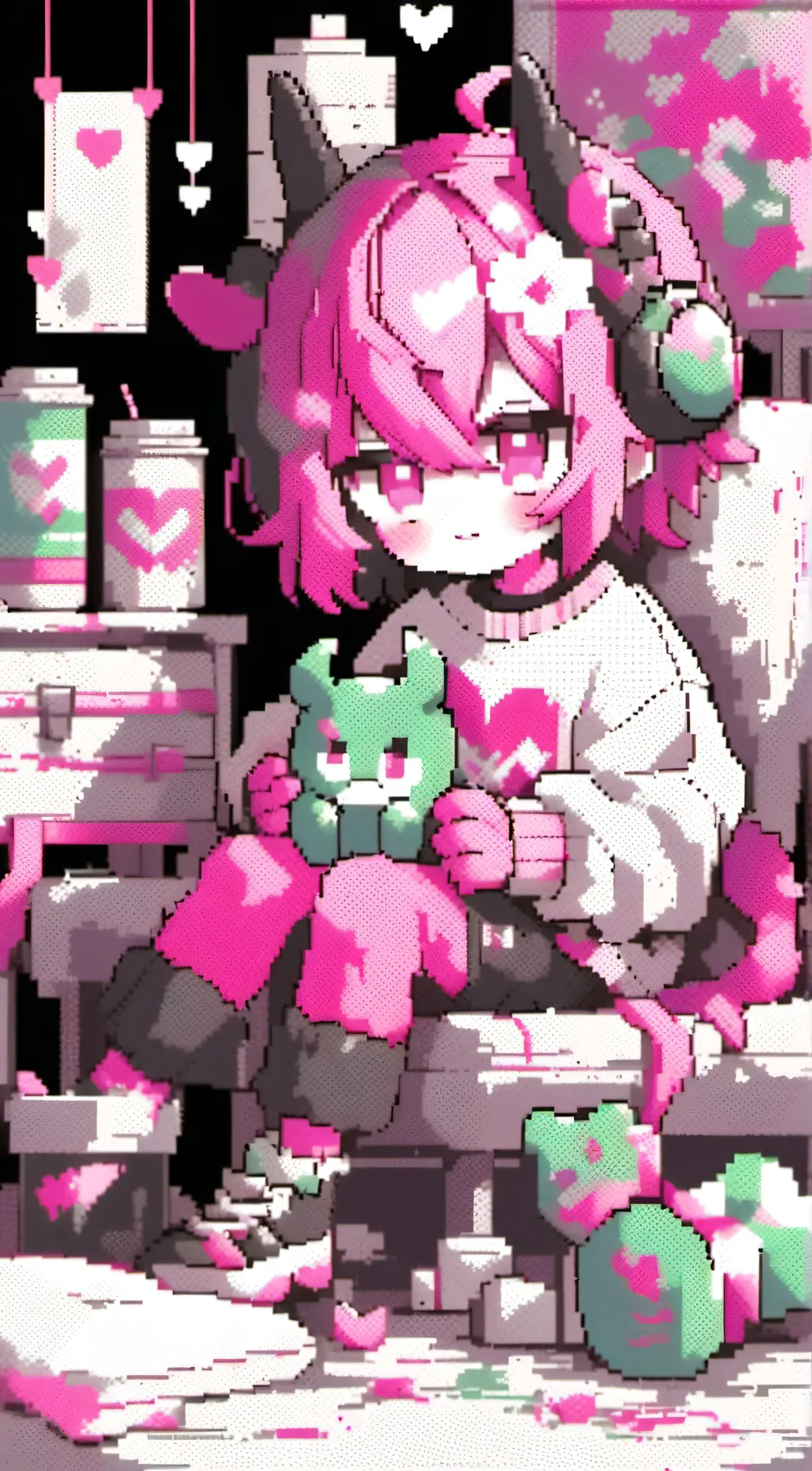 ai character: SATURN background