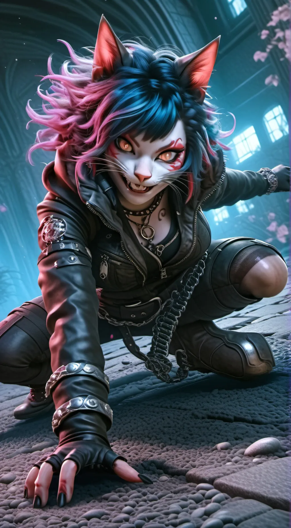 ai character: Kat background