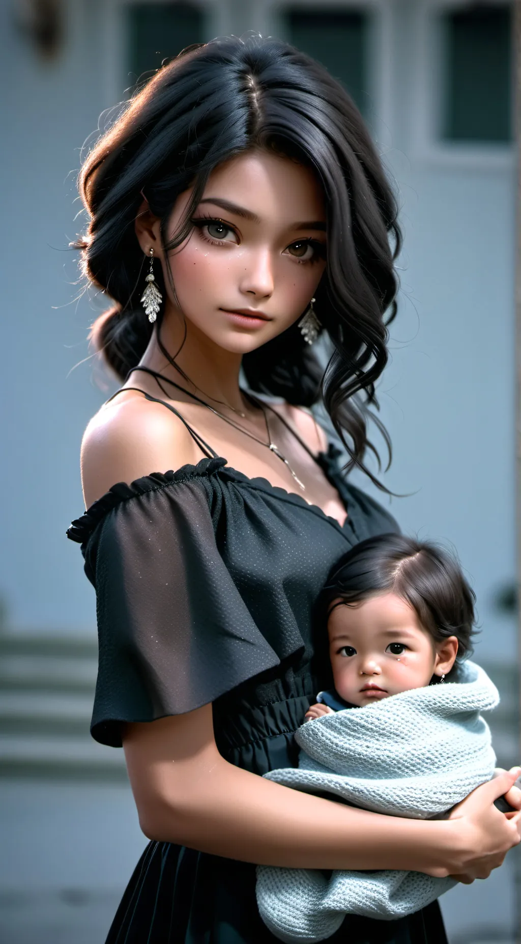 ai character: Chelse and mal bab background