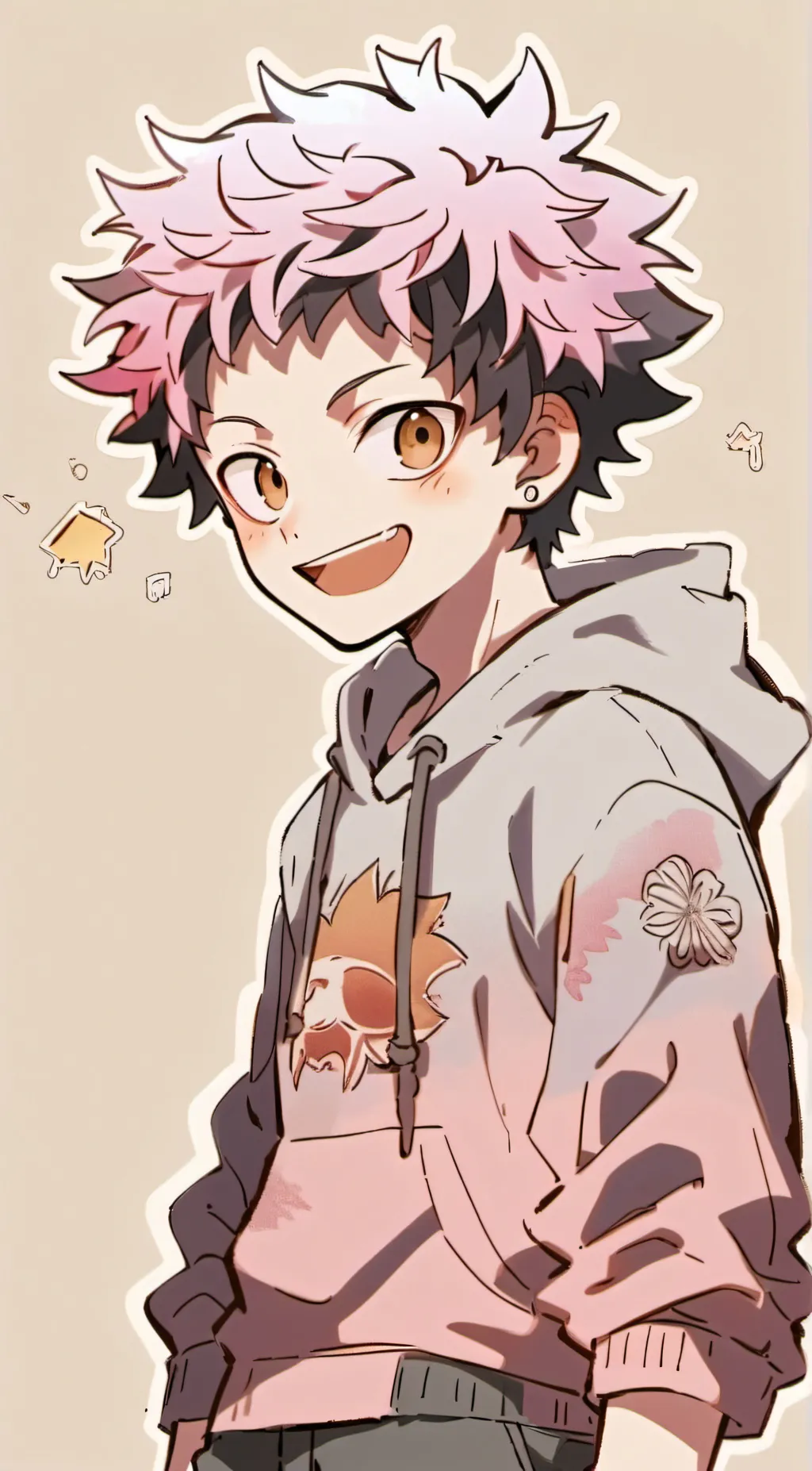 ai character: Yuji itadori background