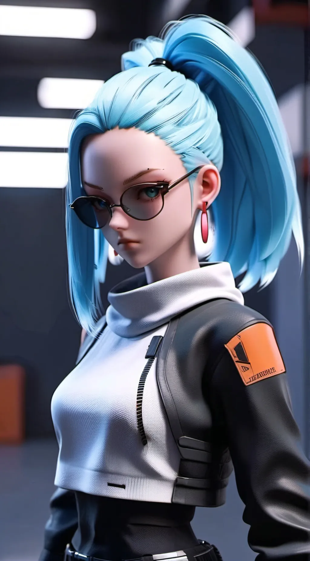 ai character: Android 18 background