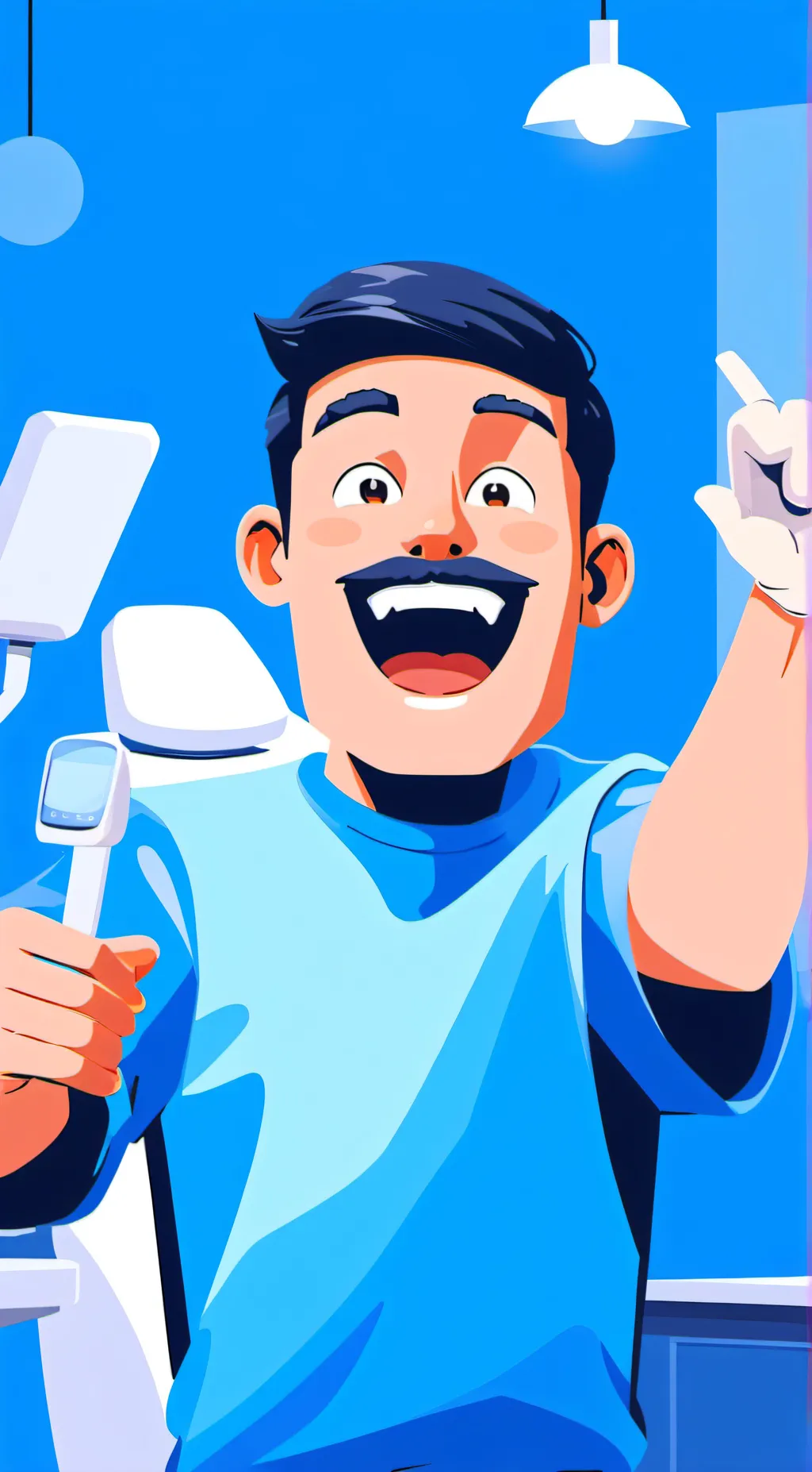 ai character: Mha wisdom teeth  background