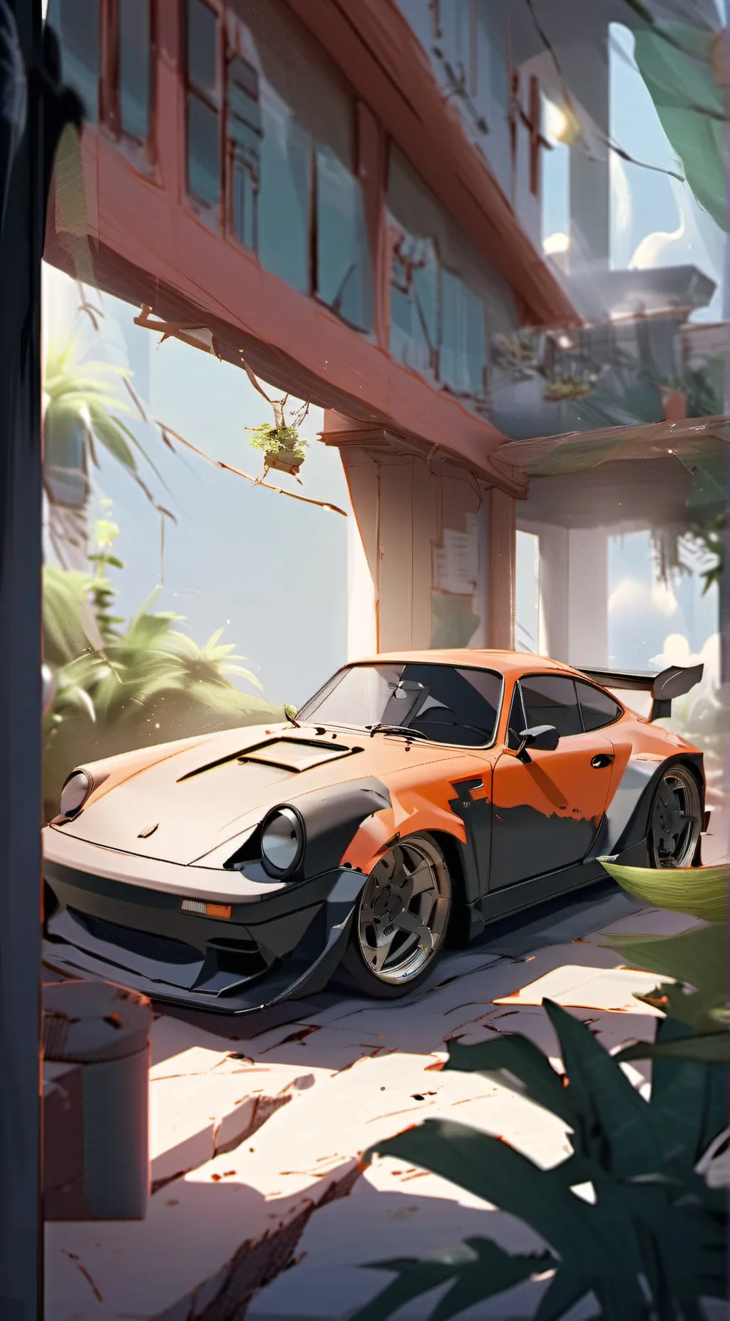 ai character: A car background