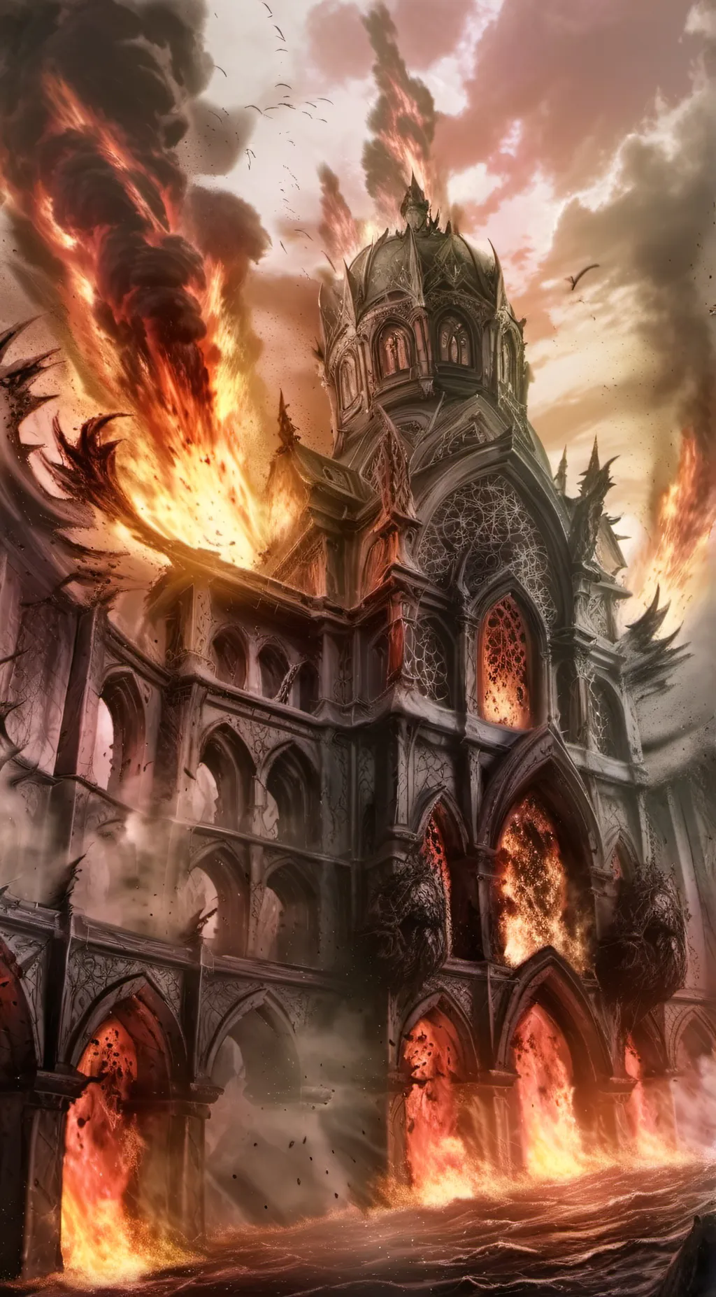 ai character: Hell background