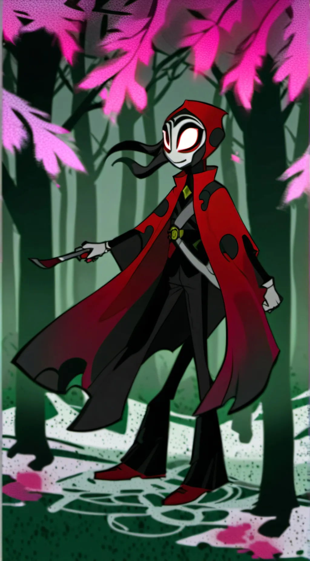 ai character: Helluva boss background