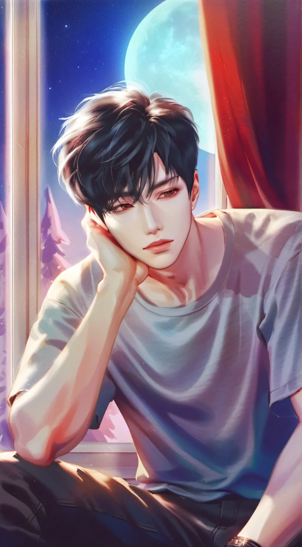 ai character: Max background