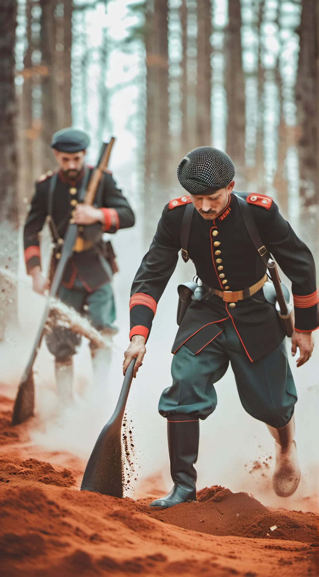 ai character: Military training background