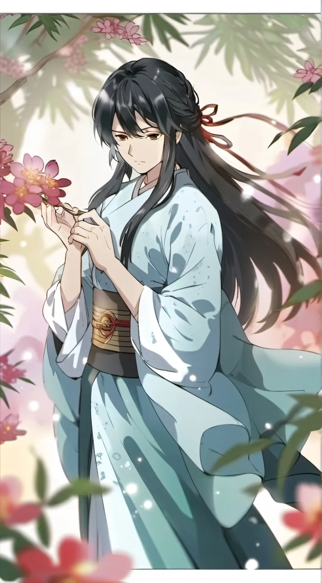 ai character: Muichiro x y/n background