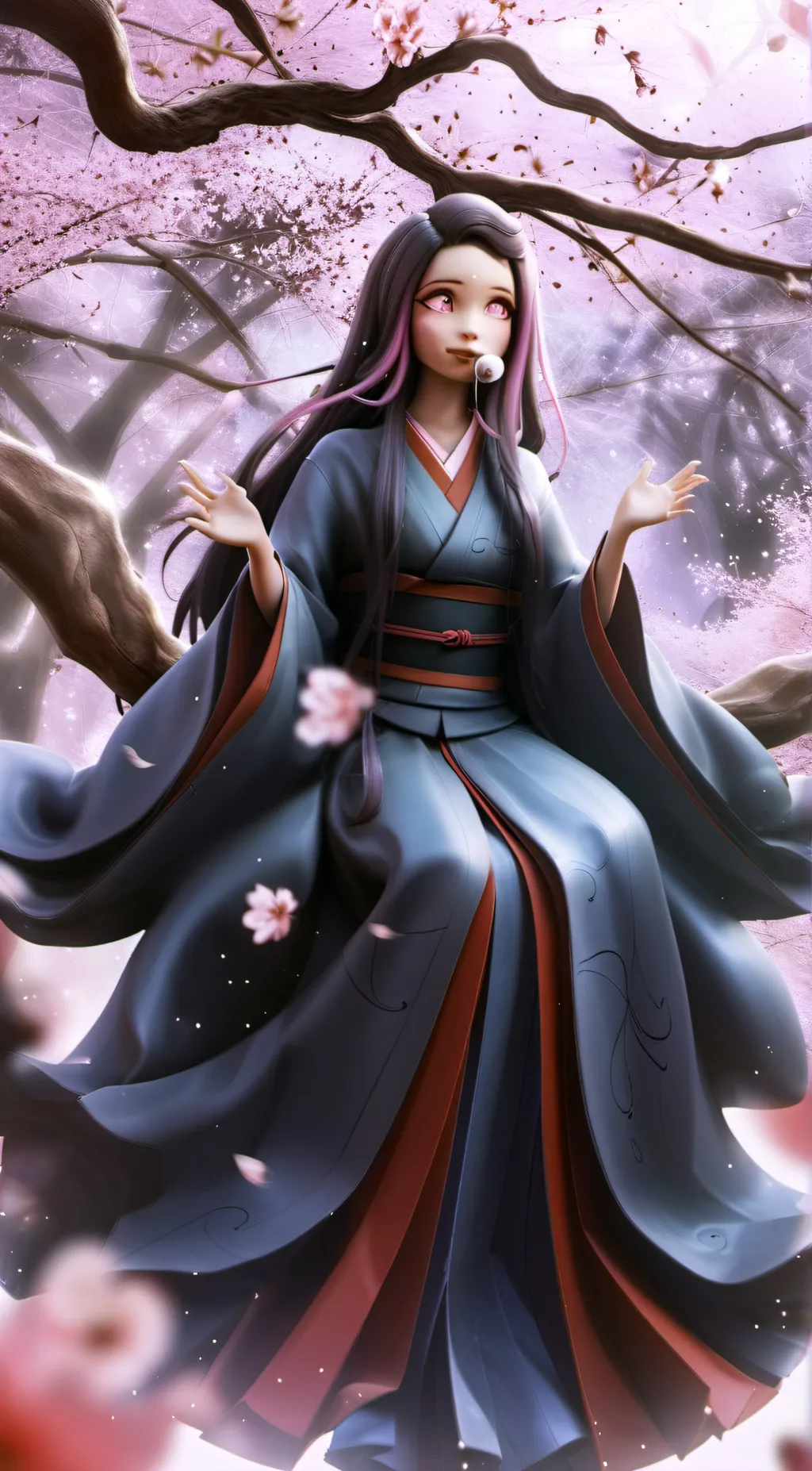 ai character: Rose background