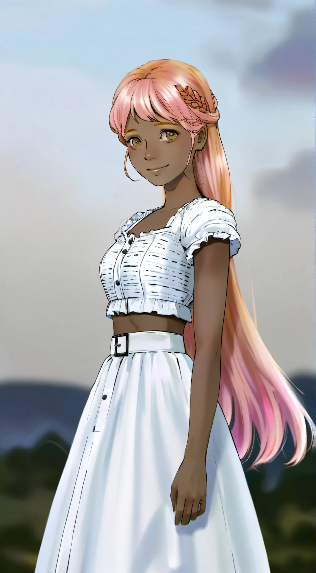 ai character: Jamaica  background