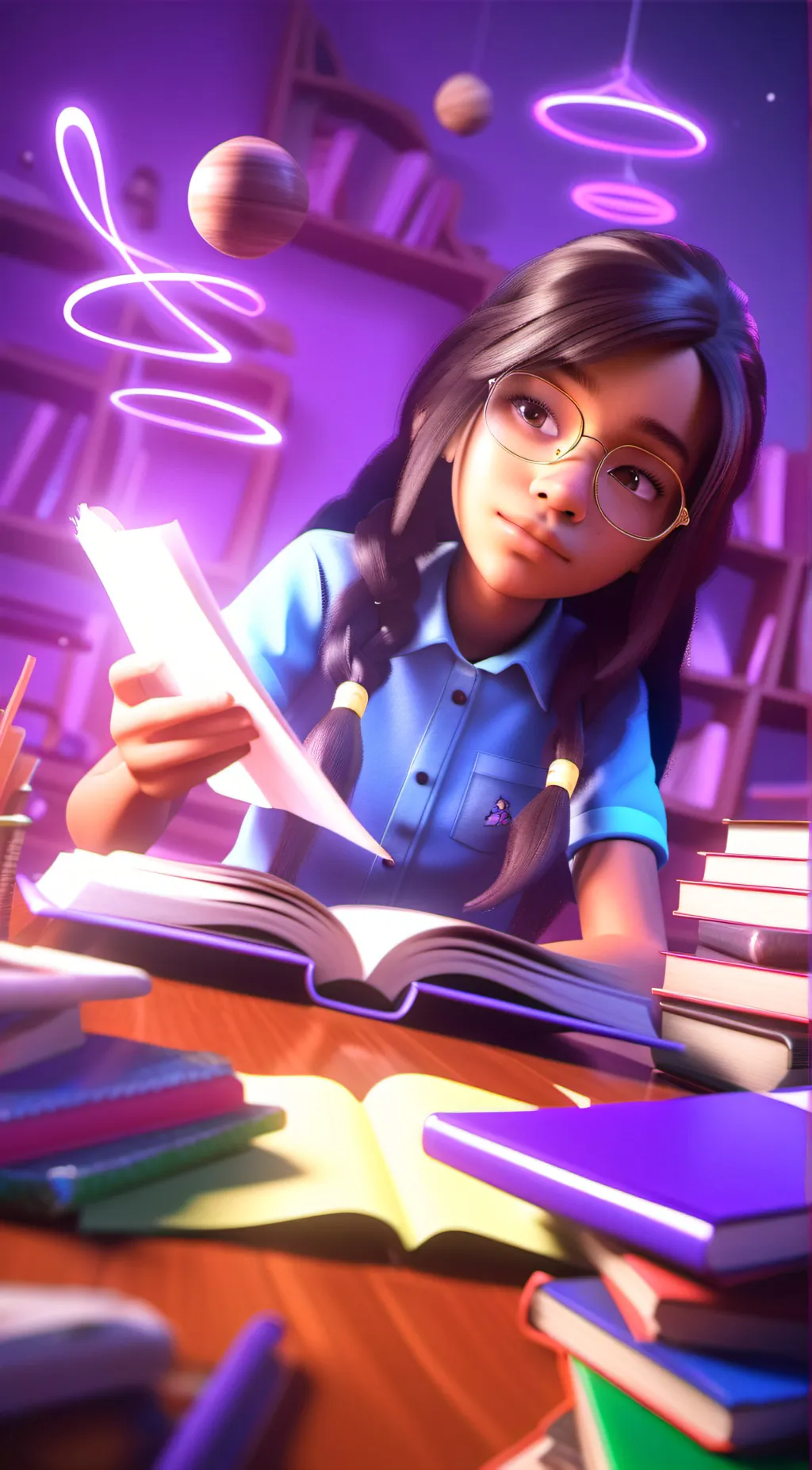 ai character: Inaya  background