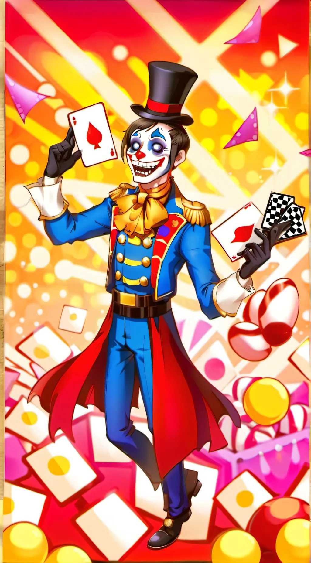 ai character: TADC but sus background