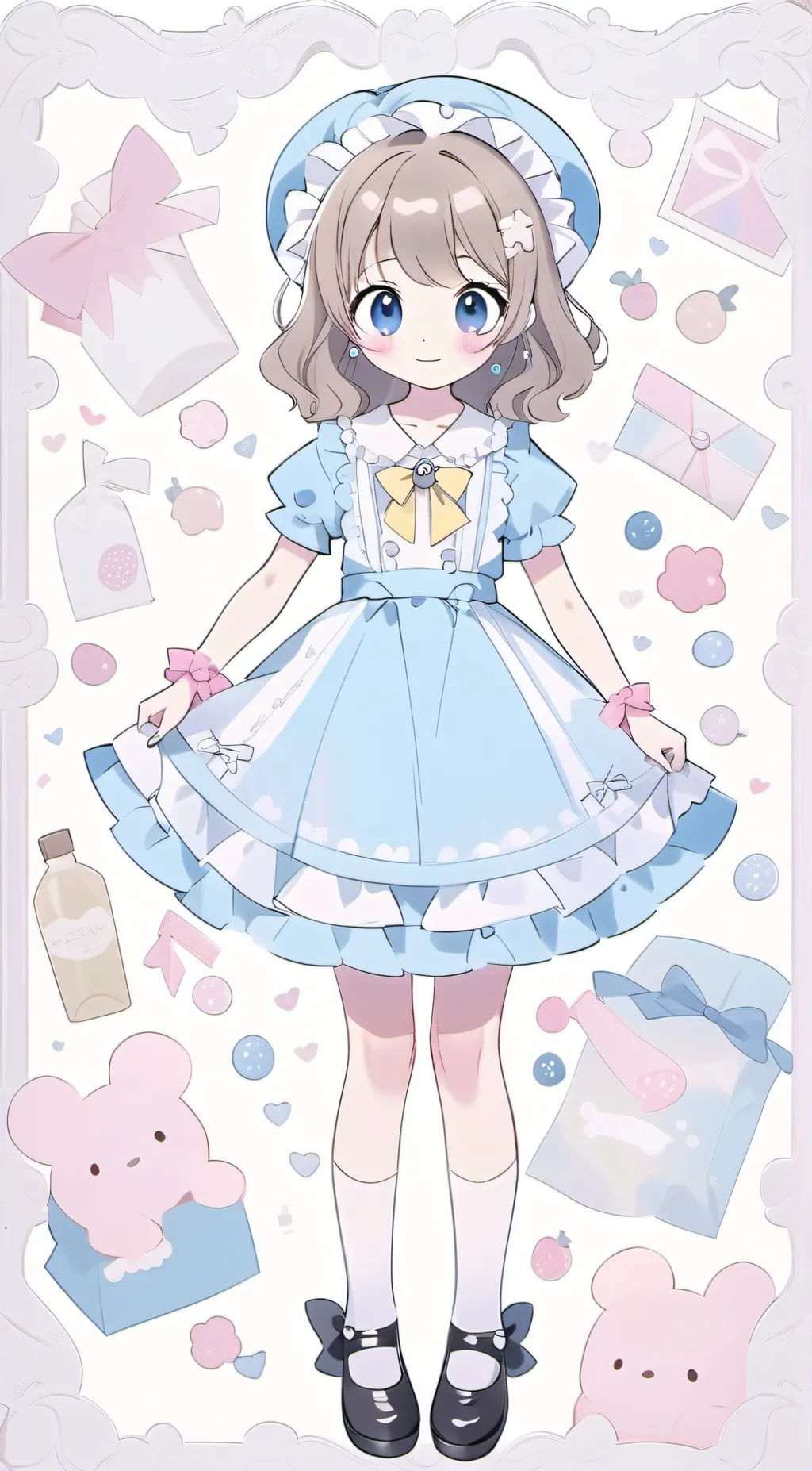 ai character: Mia  background