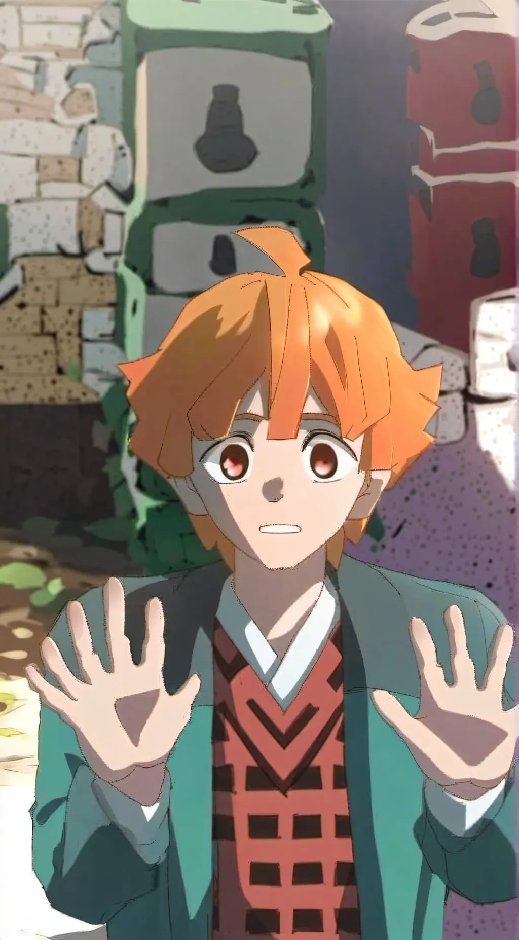 ai character: zenitsu agatsuma background