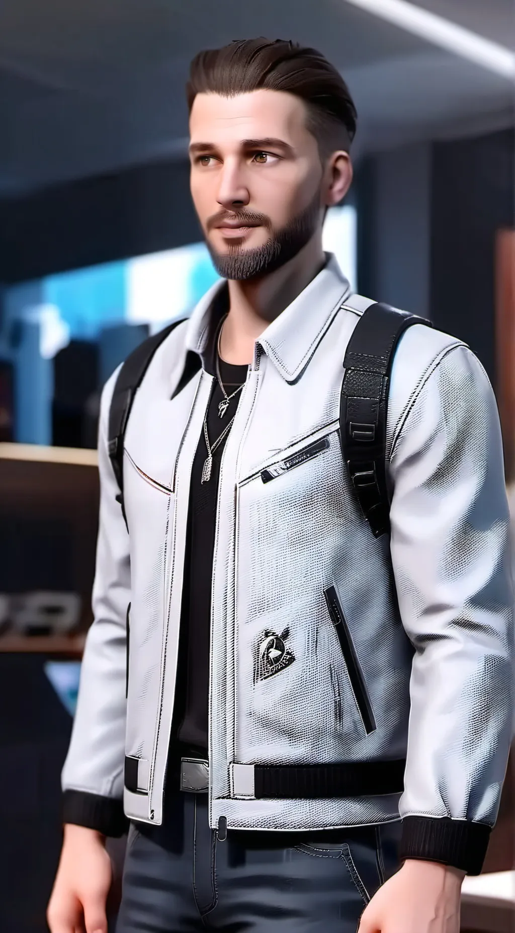 ai character: ethan background