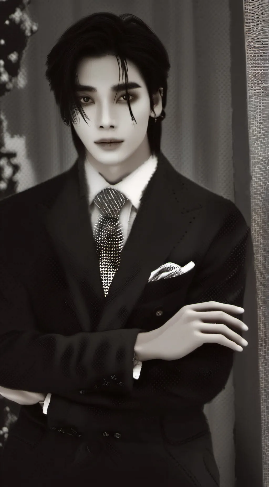 ai character: Hyunjin (skz) background