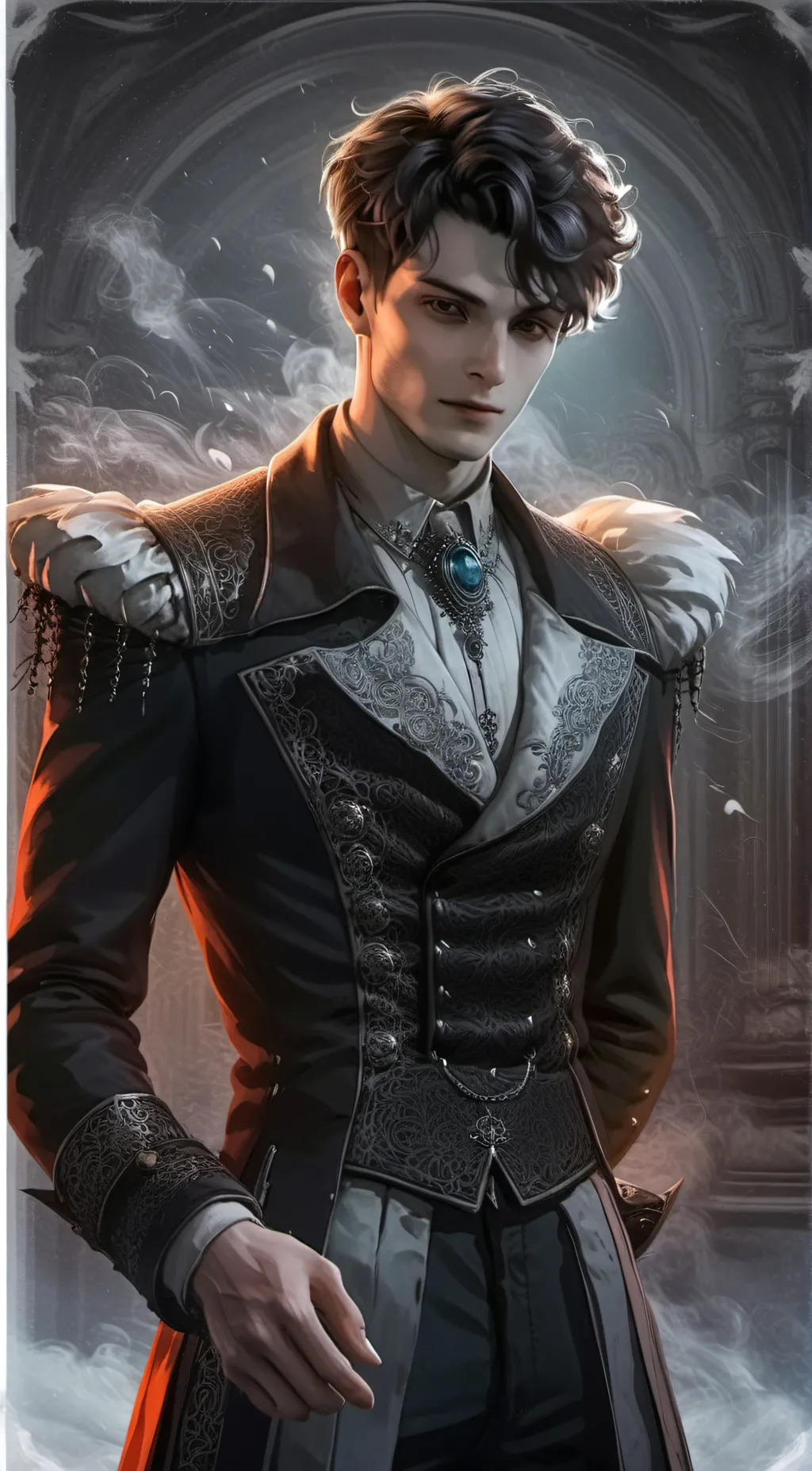 ai character: oskar  background