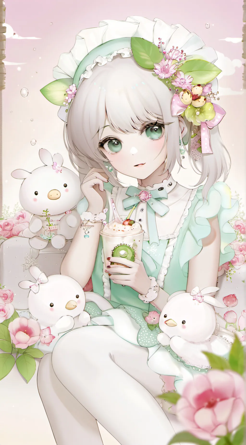 ai character: Angel  background