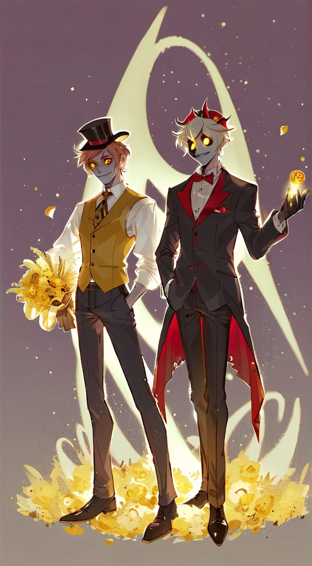 ai character: Alastor meets Bill background