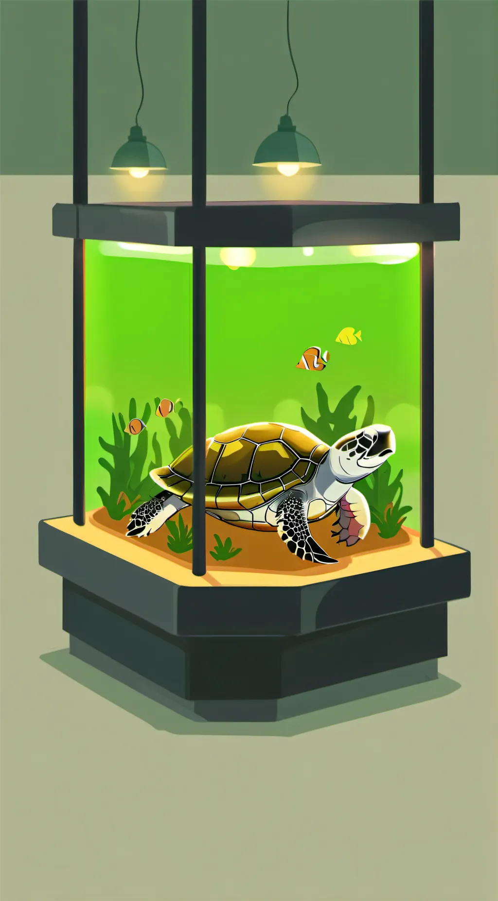 ai character: timmy the turtle  background